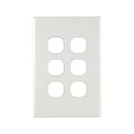 Grid Plate 6 Gang