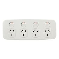 4 Gang Slimline Power Point