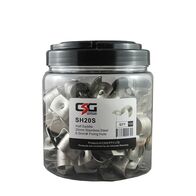 Stainless Steel Half Saddles 20mm – Jar of 100
