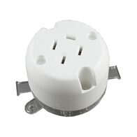 Surface Socket Outlet 4 Flat Pin with Loop
