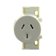 Quick Connect Surface Socket 250V AC 10A 1-2.5mm2 2C+E