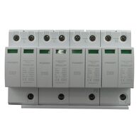 Surge Arrestor Type 1 + 2, 4 Pole 420V 25kA L-L-L-N-PE