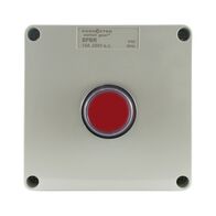 Push Button Control Box IP55 – Red 240V AC 3A Utilisation Cat AC15 1NC
