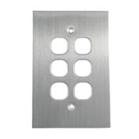 Grid Plate 6 Gang