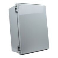 IP65 Weatherproof Enclosure 400 x 300 x 180mm Grey Hinged Cover