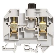 Viking 3 - Disconnect terminal block 1 connection for fuse cartridge 5x20 with screwed plug grey 0.25 to 16mm² rigid - 0.25 to 10mm² flexible - 12mm pitch