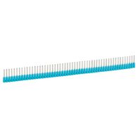 Starfix - ferrule with insulating flange single - supplied in strips 0.25mm² 15mm long turquoise pack of 500