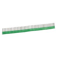Starfix - ferrule with insulating flange single - supplied in strips 0.34mm² 15mm long green pack of 500