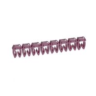 CAB3 - Markers for terminal blocks and wiring 0.5 to 1.5mm² numbers - colour code 0.5-1.5mm² purple number 7 pack of 1200