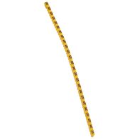 CAB3 - Markers for terminal blocks and wiring 0.15 to 0.5mm² black letters on yellow background 0.15-0.5mm² letter N pack of 300