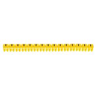 CAB3 - Markers for wiring 1.5 to 2.5mm² black symbols on yellow background 1.5-2.5mm² symbol - pack of 300