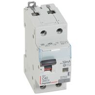 DX³ - RCBO 2P 6kA - A Type 30mA 230V a.c. - neutral on right hand side 1P+N 6A 2 module