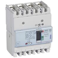 DPX³ 160 Thermal Magnetic MCCB - Icu 50 kA - 400 V~ - 4 Phase - 160 A