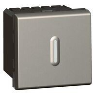 Arteor - Time delay switch - with LED - 2 modules - magnesium
