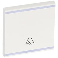 Arteor hotel equipment - BUS/SCS - Square key cover - with symbol DO NOT DISTURB - 2 modules whit