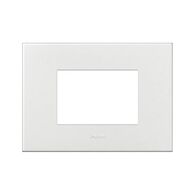 ARTEOR Square 3 Module Horizontal Coverplate White