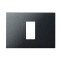 ARTEOR Square 1 Module Horizontal Coverplate Graphite