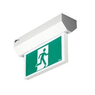 Securit Axiom LED Surface Mount (Wired Only) 4W Emergency Exit Sign - Double Sided Running Man STRAIGHT