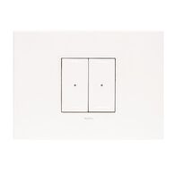 ARTEOR with NETATMO - Smart Switch Horizontal - 2 Gang - 3 Wire - White
