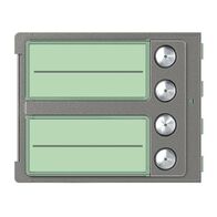 Bticino Sfera Robur Single Column 4 Pushbutton Front Cover Plate Allstreet