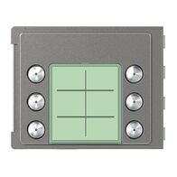 Bticino Sfera Robur Double Column 6 Pushbutton Front Cover Plate Allstreet