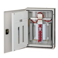 DBX³ - Distribution board IP42 2 DIN standard with main switch grey 60P 250A 2 x DIN cut-outs 1200Hx590Wx225Dmm