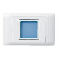 Excel Life - Common plate - Signalling blue LED light 1W 240V a.c. white