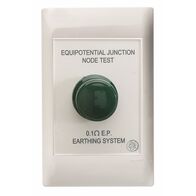 Excel Life - Medical - Common plate - Earth stud (node) - antimicrobial & chemical resistant Equipotential earth stud outlet 1 gang white