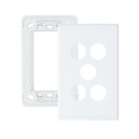 Excel Life Smart Grid & Plate for 1 Smart Switch / Dimmer and 2 Wireless Master Switch / Blind Switch White