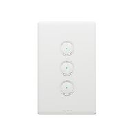Excel Life Smart Dimmer 3 Gang Matt White