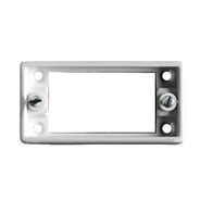 HPM 1 Gang 57mm Architrave Mounting Block 74x28x25mm White