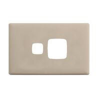 Linea Powerpoint coverplate 1 gang ghost gum