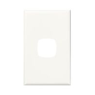 Excel - Switch coverplate 1 gang heavy duty - white