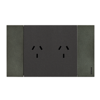 Bticino Living Now 4 Module Double Powerpoint Coverplate Space