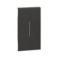 Bticino Living Now 2 Module Switch Mechanism Cover Black