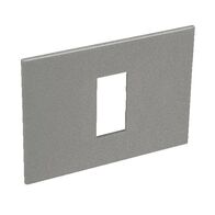 ARTEOR Square 1 Module Horizontal Coverplate Magnesium