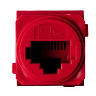Excel Life - RJ45 socket/mechanism Cat5e UTP 8 contacts red