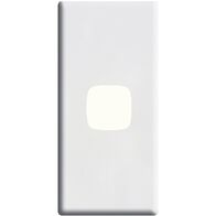 Linea - Architrave coverplate 1 gang white