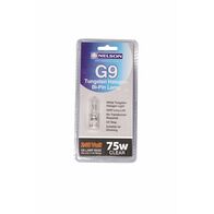 Nelson - Halogen G9 lamp dimmable - 75W clear warm white 3200K