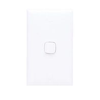 HPM Standard 10A 3 Wire Vertical Time Delay Switch 1 Gang White