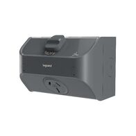 AQUA Life 15A IP53 Weatherproof Surface Mount Single Powerpoint Cement Grey