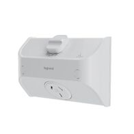 AQUA Life 10A IP53 Weatherproof Shallow Mount Single Powerpoint Limestone Grey