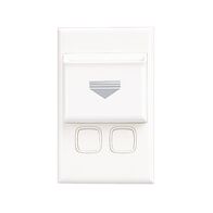 Excel Hospitality Keycard Switch - 2 x 20A Switches with Top Pocket Neons