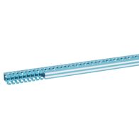 Lina 25 - cable blue duct with cover - 2 metre length 25x40mm 2m 12.5mm finger DIN pitch with cover blue
