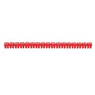 CAB3 - Markers for wiring 4 to 6mm² numbers - colour code 4-6mm² red number 2 pack of 800