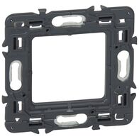 Soliroc - Universal support for all type of screw-mounting bases 1 gang - 2 modules