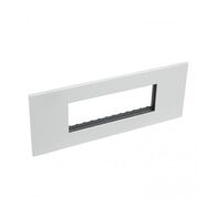 ARTEOR Square 6 Module Coverplate Soft Aluminium