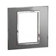 ARTEOR Square 3 Module Coverplate Reflective Stainless Steel
