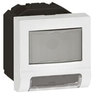 Arteor modular - Electronic device skirting light with IR sensor & alarm 1W 100-230V a.c. 2 module white