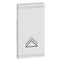 Arteor - MyHOME - Square key cover BUS/SCS - dimmer symbol - 1 module - white
